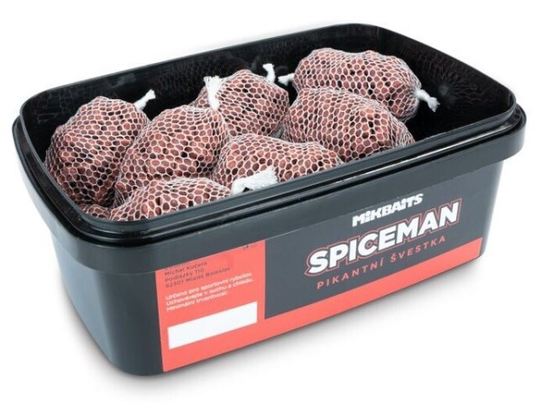 Mikbaits - Spiceman PVA Bomb 15ks, Pikantní švestka