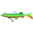 SPRO - Powercatcher Super Natural Baitfish s jigem a háčkem  12cm - Pike Toxic