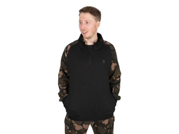 FOX - Mikina LW Black Camo QTR Zip