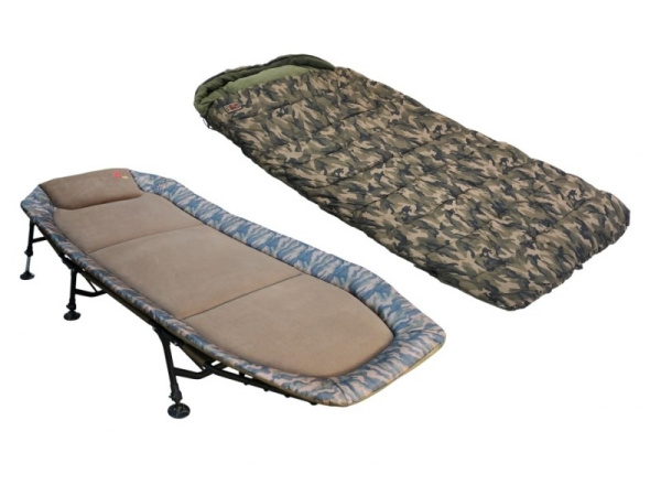 ZFISH - Camo Set Lehátko + Spacák, Bedchair + Sleeping Bag