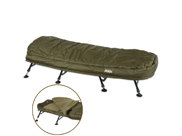 Giants fishing Lehátko + spací pytel Bedchair/Sleeping Bag System RWX