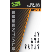 FOX - Obratlíky Edges Essentials Mini Hook Ring Swivels, 10ks