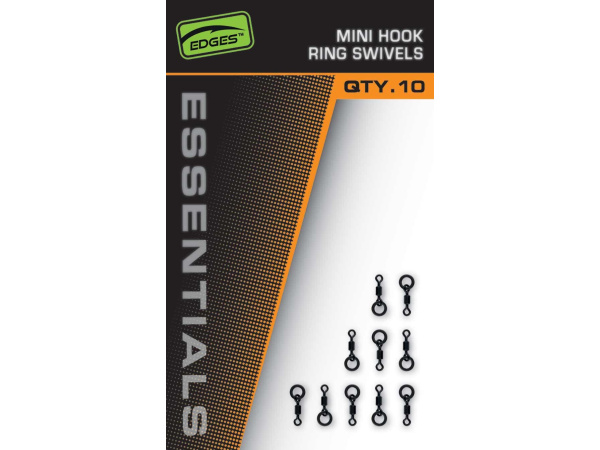 FOX - Obratlíky Edges Essentials Mini Hook Ring Swivels, 10ks