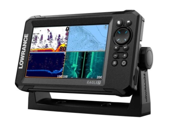 Lowrance - Sonar EAGLE 7 se sondou 83/200 HDI + baterie 12V/7Ah + nabíječka 0,75A/6/12V