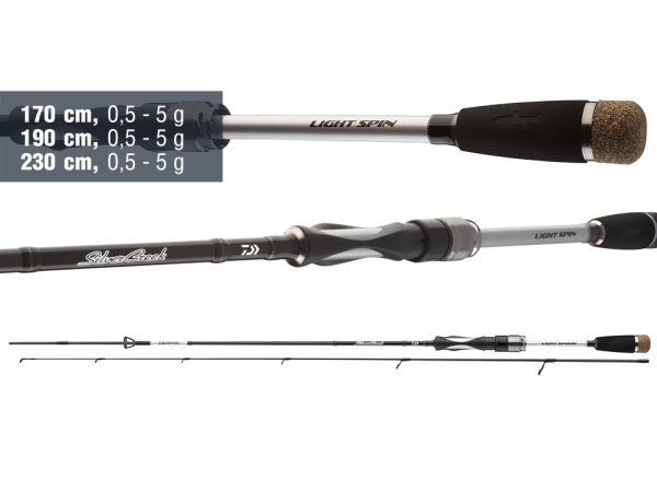 DAIWA - Prut Silver Creek UL Spoon 1,90m, 0,5-5g, 2D