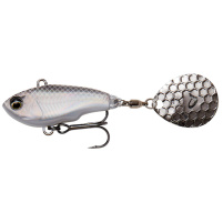 SAVAGE GEAR - Wobler Fat tail spin sinking, 5,5cm / 9g - White silver