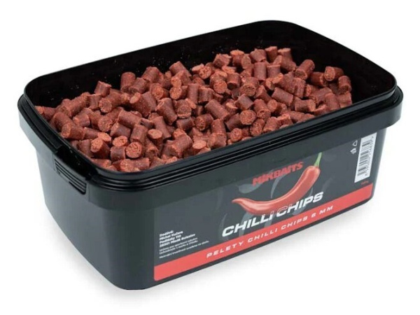 Mikbaits - Pelety Chilli Chips 700g, 6mm, Chilli Chips