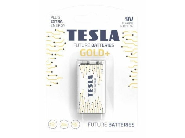 Tesla - Baterie Gold+ 9V 1ks