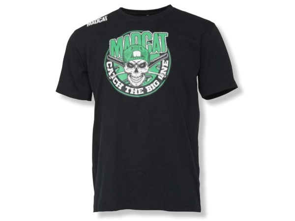 MADCAT - Tričko Skull T-Shirt Black