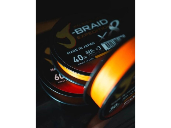 DAIWA - Šňůra J-Braid Expedition X8 Smash Orange - 150m