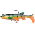 SPRO - Powercatcher Super Natural Baitfish s jigem a háčkem  10cm - Perch Toxic