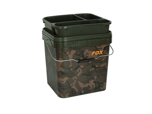 FOX - Vložka do kbelíku Camo/SPOMB square bucket 17l