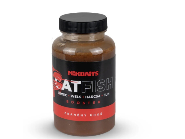 Mikbaits - Booster Catfish 250ml, zraněný úhoř