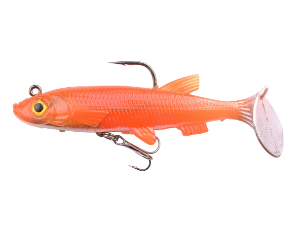 SPRO - Powercatcher Super Natural Baitfish s jigem a háčkem  8cm - Goldfish